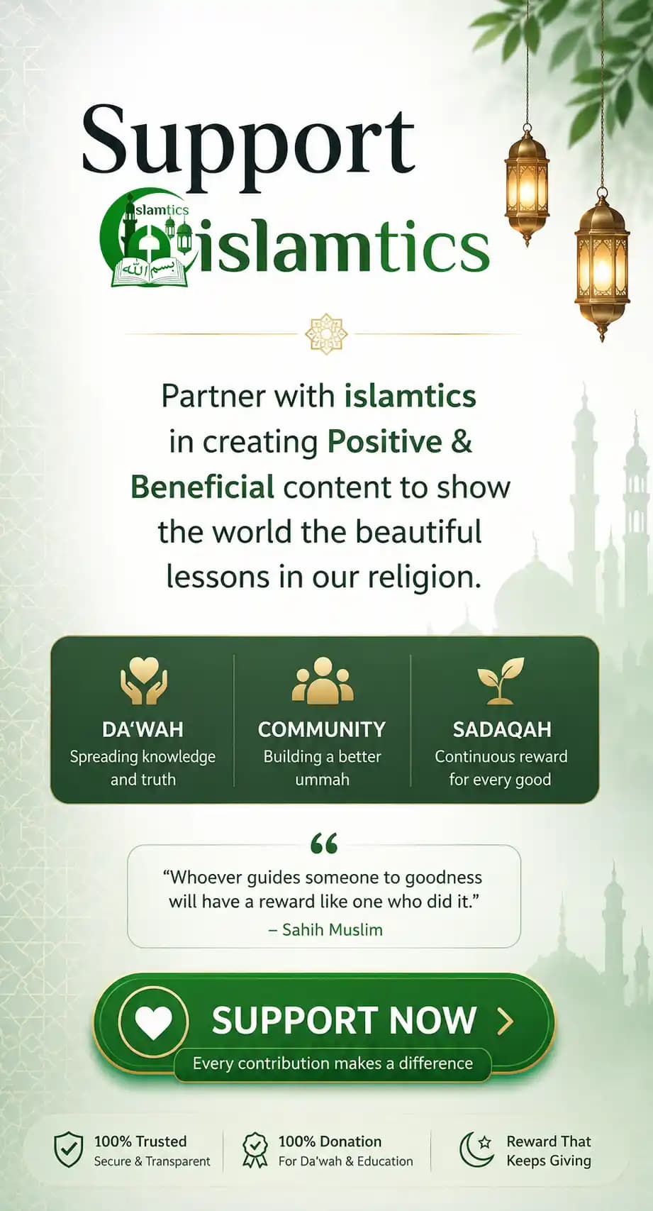 support islamtics