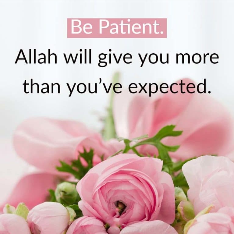 Allah will give you more than you’ve expected