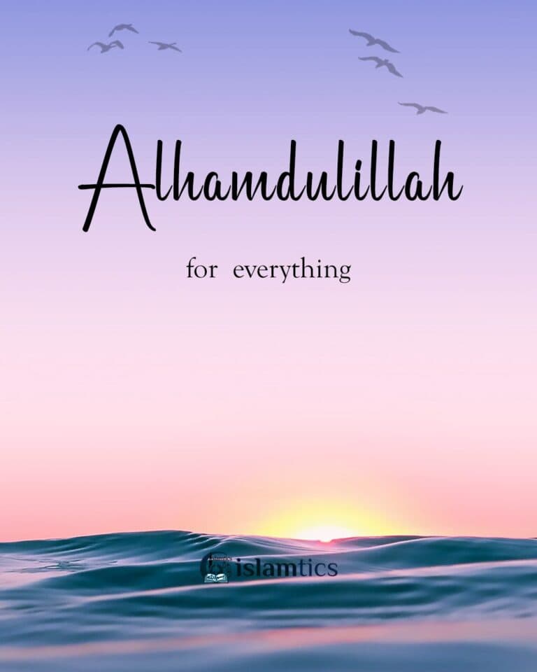 alhamdulillah for everything