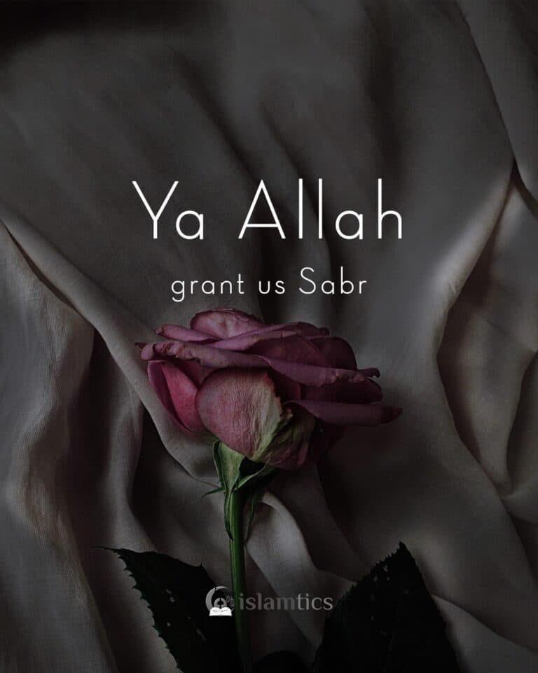Ya Allah grant me Sabr