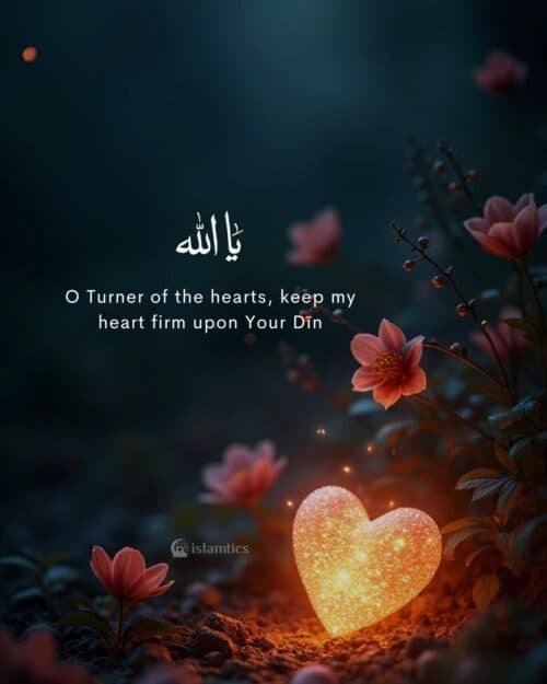 O Turner of the hearts, keep my heart firm upon Your Dīn O Turner of the hearts, keep my heart firm upon Your Dīn