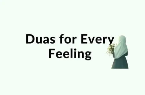 Duas for every feeling