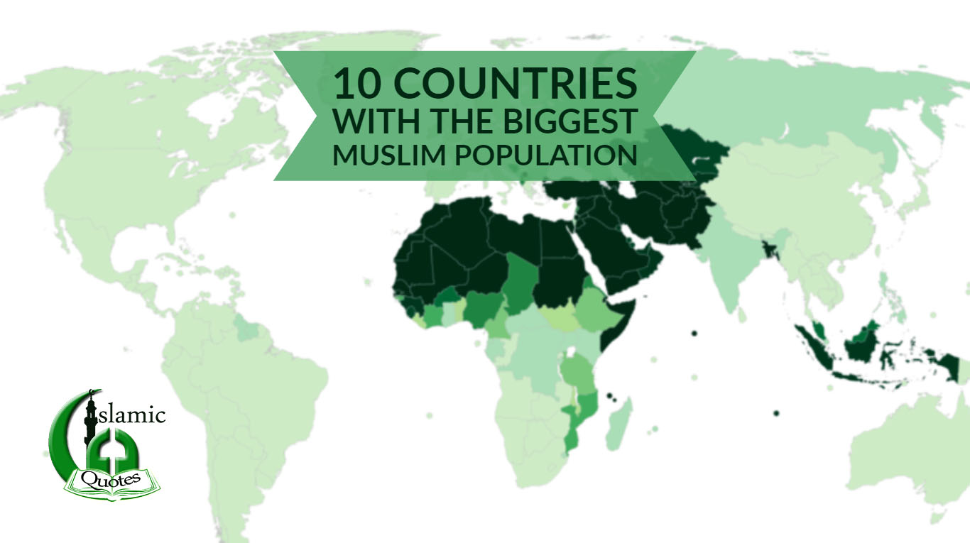 10 Countries with the biggest Muslim Population ISLAMTICS