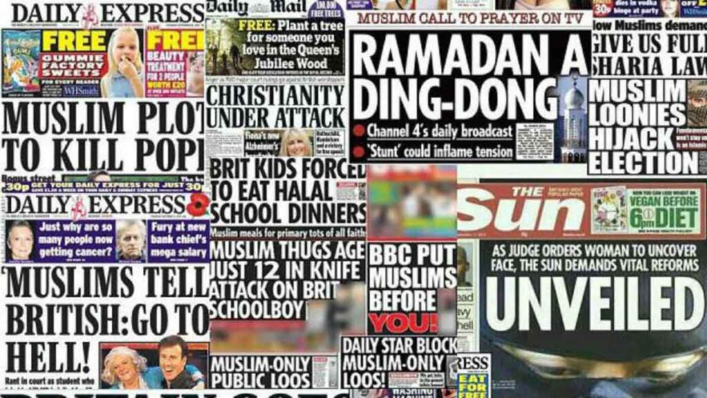 Most UK news of Muslims are Negative, major study finds