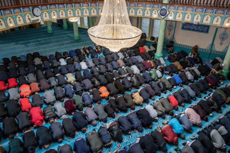 Muslim population of England passes the three million, and considered the fastest-growing faith group in the country.