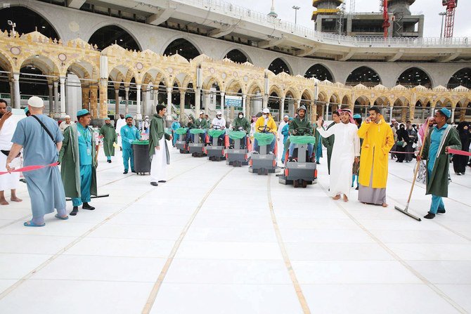 Masjid al-Haram & Masjid an Nabawi being Sterilized and Washed Four Times a Day due to coronavirus