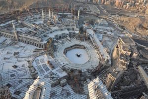 Saudi imposes 24-hour daily curfew in Mecca and Medina.
