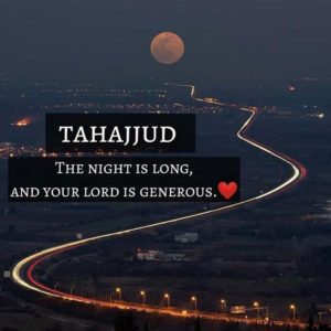 The night is long and your lord is generous