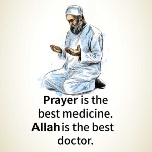 Prayer is the best medicine. Allah is the best doctor