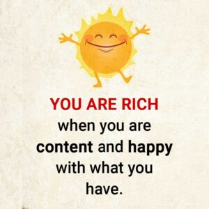 you are rich