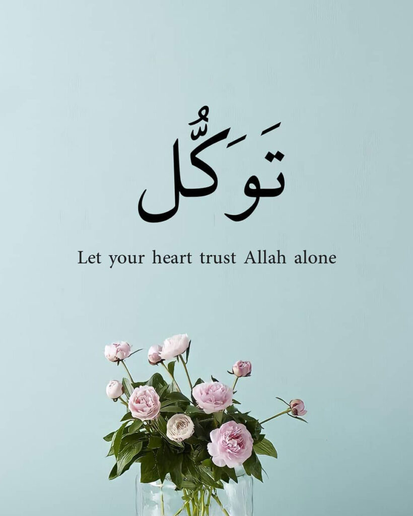 Let your Heart trust Allah Alone. Tawkkul