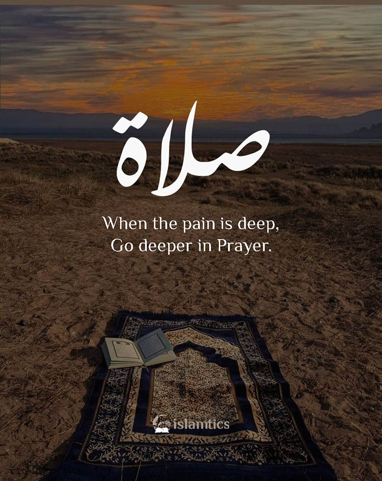 When the pain is deep, Go deeper in Prayer.