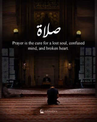 Prayer is the cure for a lost soul, confused mind, and broken heart.
