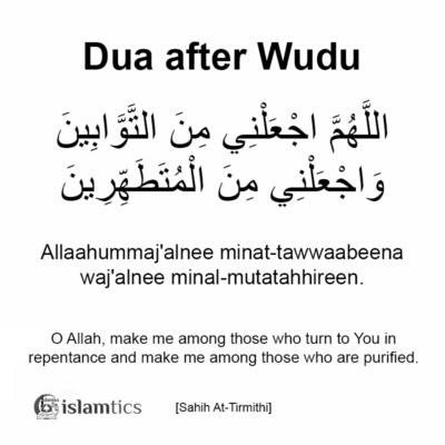 Dua After Wudu & Before, according to Sunnah | islamtics