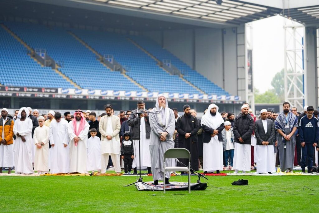 England's Blackburn Opens Stadium for Eid al-Adha Prayers