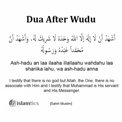 Dua After Wudu & Before, According To Sunnah | Islamtics