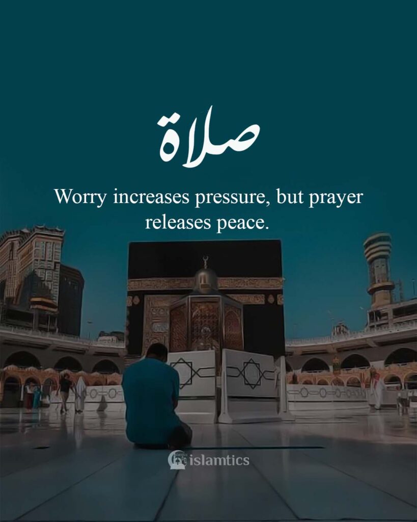Worry increases pressure, but prayer releases peace.
