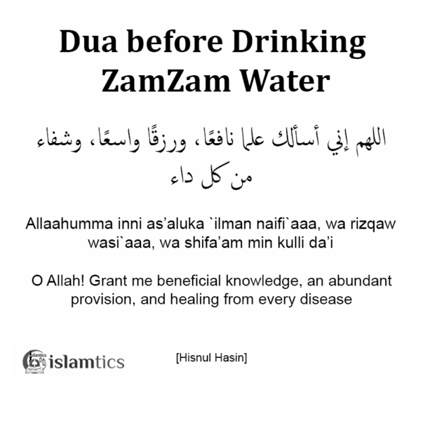 Zamzam Water, Story, Dua & 6 Surprising Benefits islamtics