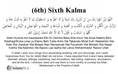 6th Sixth Kalma Radde Kufr kalima