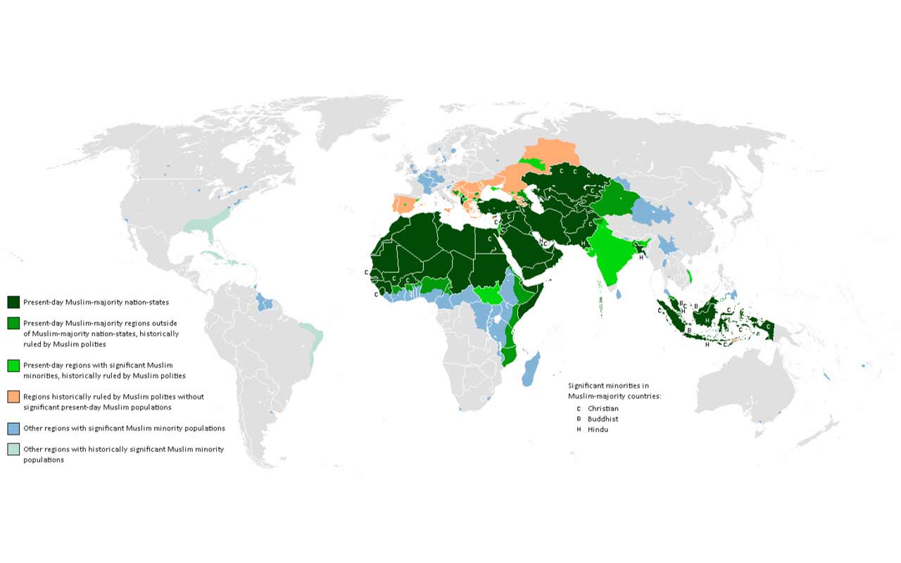 Регионы ислама. Карта расселения мусульман в мире. Ислам на карте. Карта религии Ислама. Исламские страны на карте.