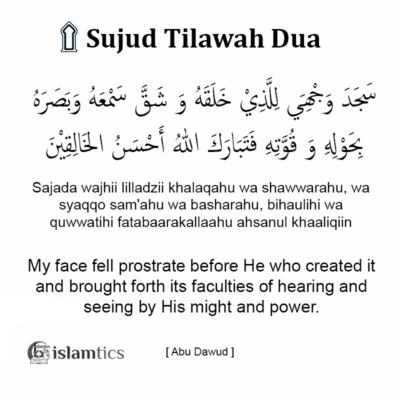 Sujud Tilawah, How to perform & What to Say | islamtics