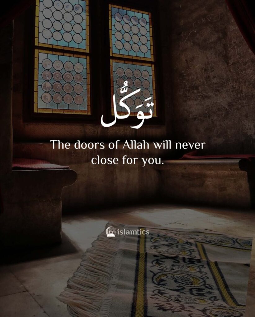 Insha Allah, The doors of Allah will never close for you.