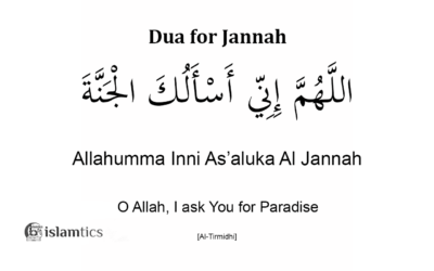 Allahumma Inni As’aluka Al Jannah dua meaning in arabic