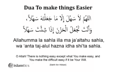 Allahumma la Sahla Full Dua Meaning, in Arabic and Benefits