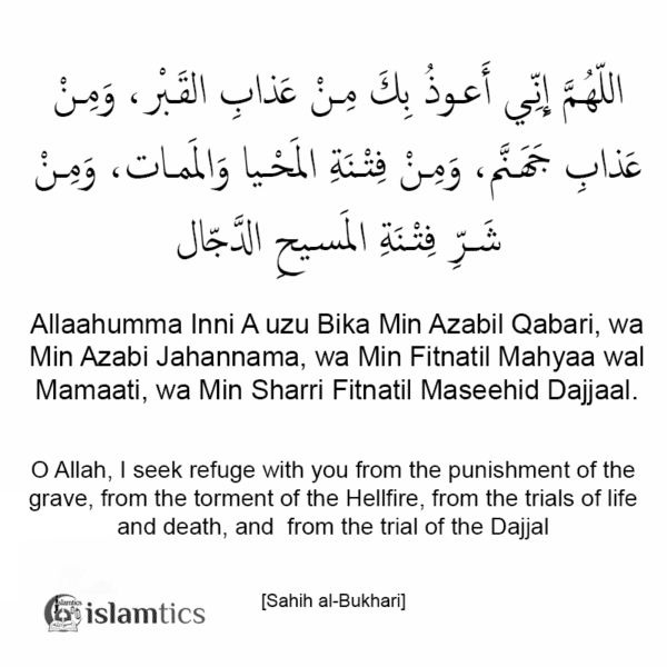 Allahumma Inni A’uzu Bika Min Azabi Jahannam Dua Meaning & in Arabic ...