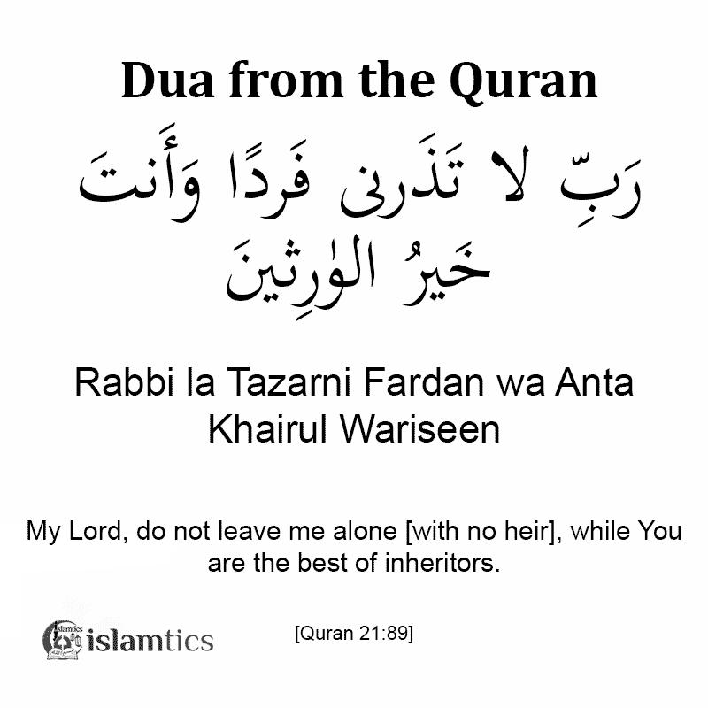 Rabbi la Tazarni Fardan wa Anta Khairul Dua Meaning & in Arabic