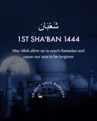 May Allah allow us to reach Ramadan and cause our sins to be forgiven.