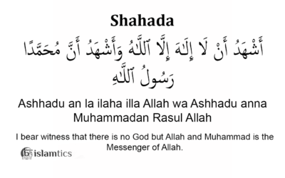 Shahada Meaning, in English, Arabic