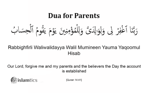 Rabbighfirli Waliwalidayya Dua Meaning & in Arabic