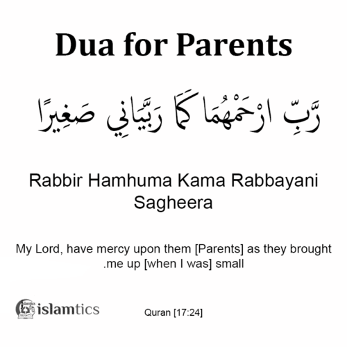 Rabbir Hamhuma Kama Rabbayani Sagheera Meaning & in Arabic | islamtics