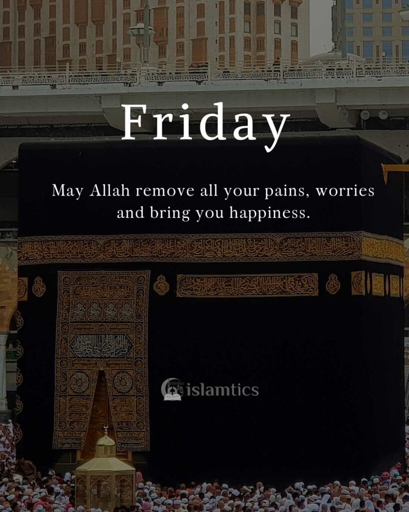 May Allah remove all your pains and bring you happiness