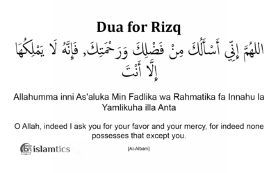 allahumma inni asaluka min fadlik dua for rizk in arabic english and meaning