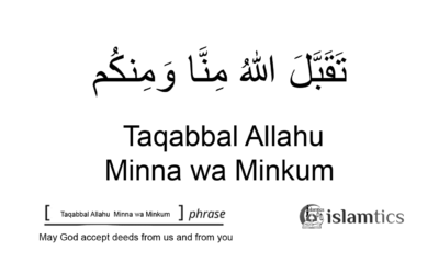 Taqabbal Allahu Minna wa Minkum eid in arabic english and meaning