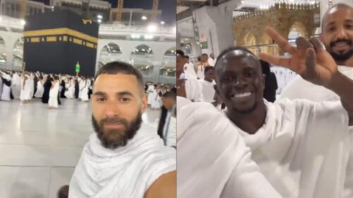 Karim Benzema, Sadio Mane perform Umrah