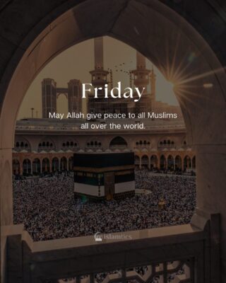 May Allah give peace to all Muslims all over the world.