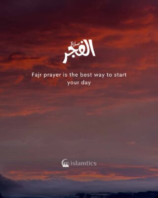 Fajr prayer is the best way to start your day