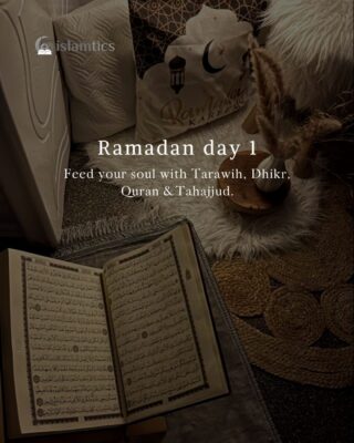 Feed your soul with Tarawih, Dhikr, Quran & Tahajjud.