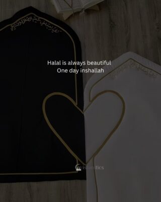 Halal is always beautiful ❤️ One day inshallah