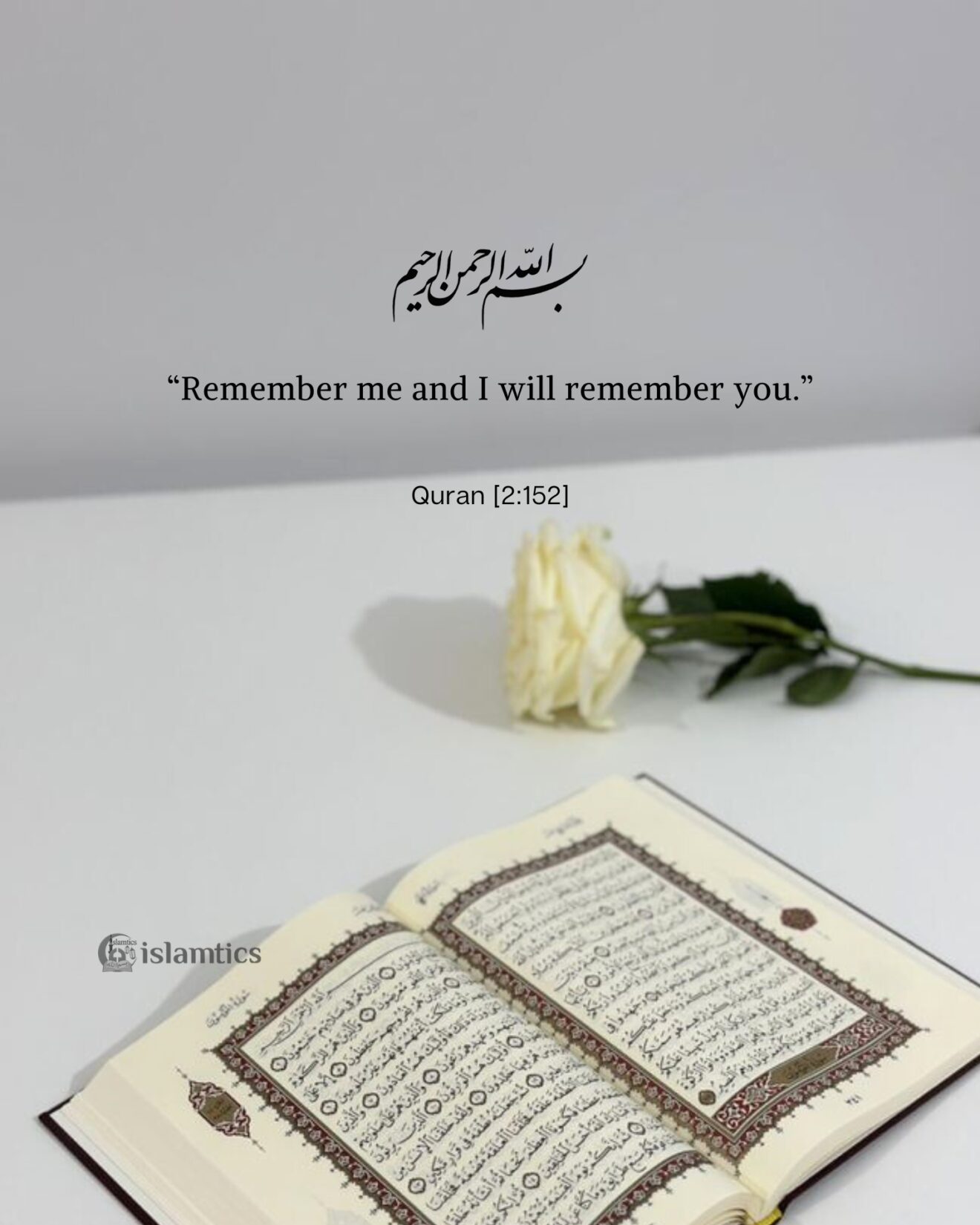 “Remember me and I will remember you.”