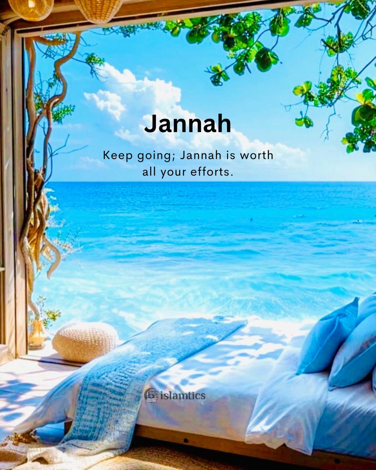 Keep going, Jannah is worth all your efforts.