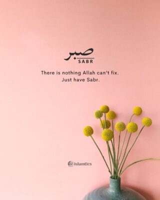 There is nothing Allah can’t fix. Just have Sabr.