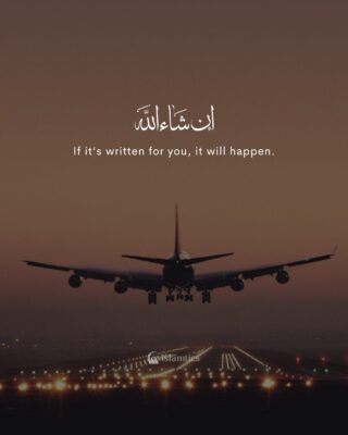 If it’s written for you, it will happen.