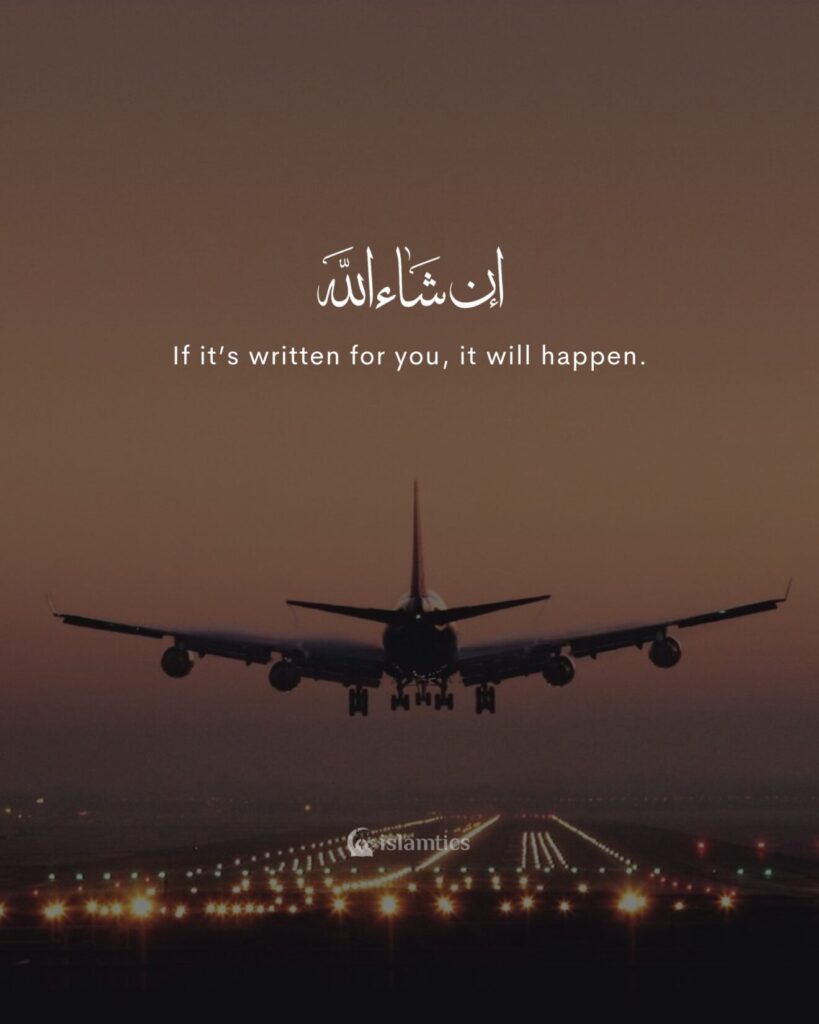 If it’s written for you, it will happen.