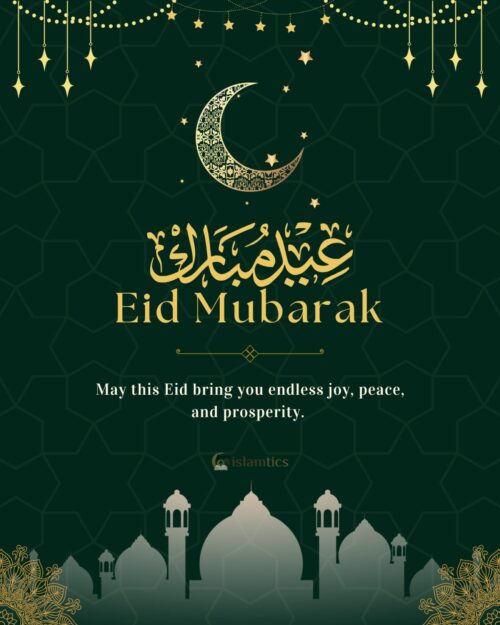 May this Eid bring you endless joy, peace, and prosperity.