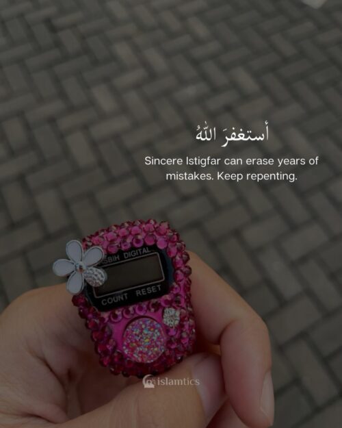 Sincere Istigfar can erase years of mistakes. Keep repenting.