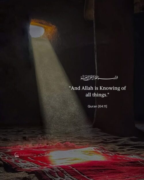 “And Allah is Knowing of all things."
